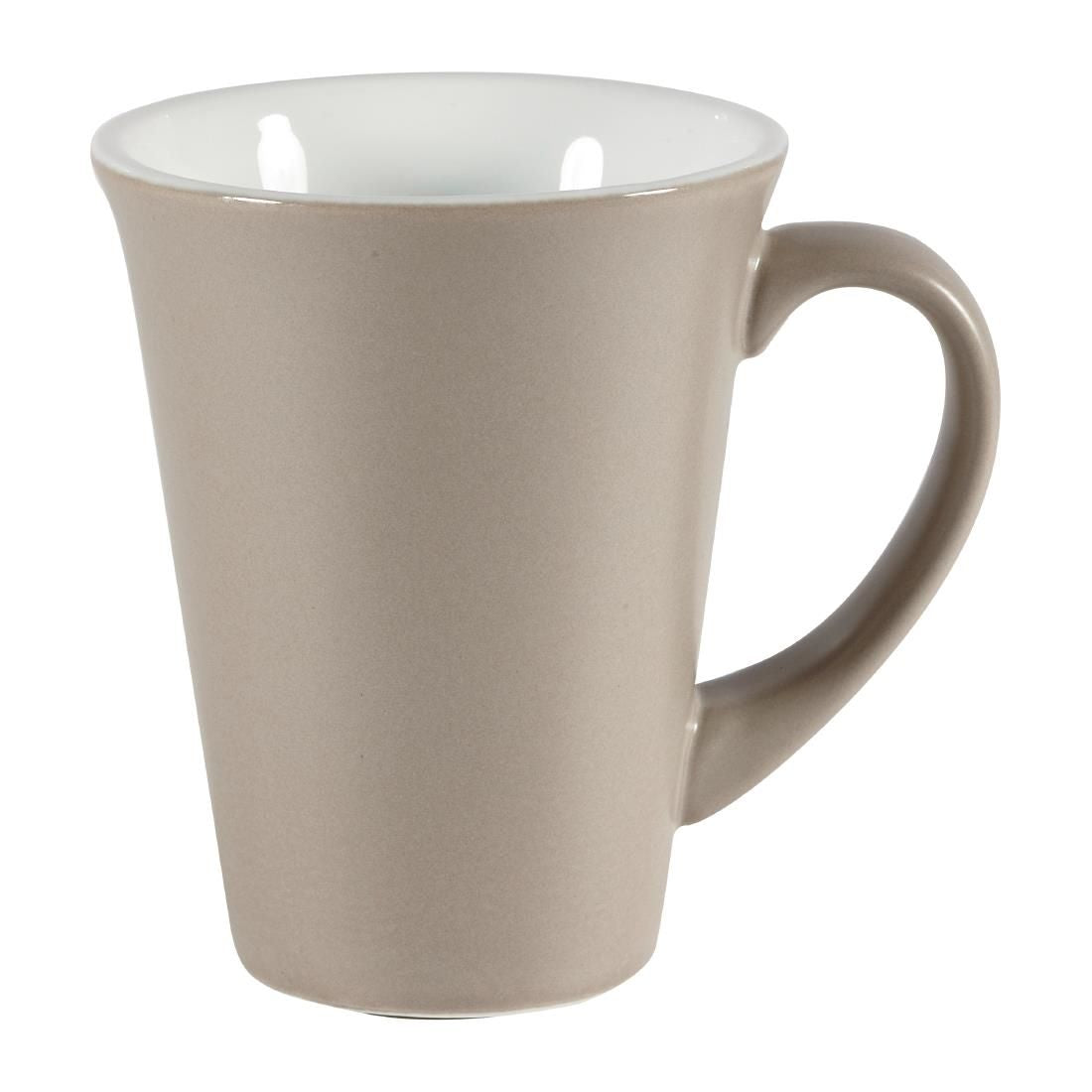 Churchill Menu Shades Smoke Flared Mugs 12oz 355ml (Pack of 6) JD Catering Equipment Solutions Ltd