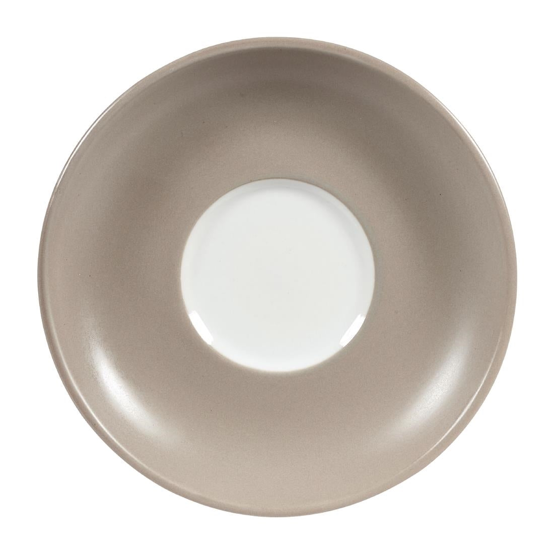 Churchill Menu Shades Smoke Saucers 155mm (Pack of 6) JD Catering Equipment Solutions Ltd