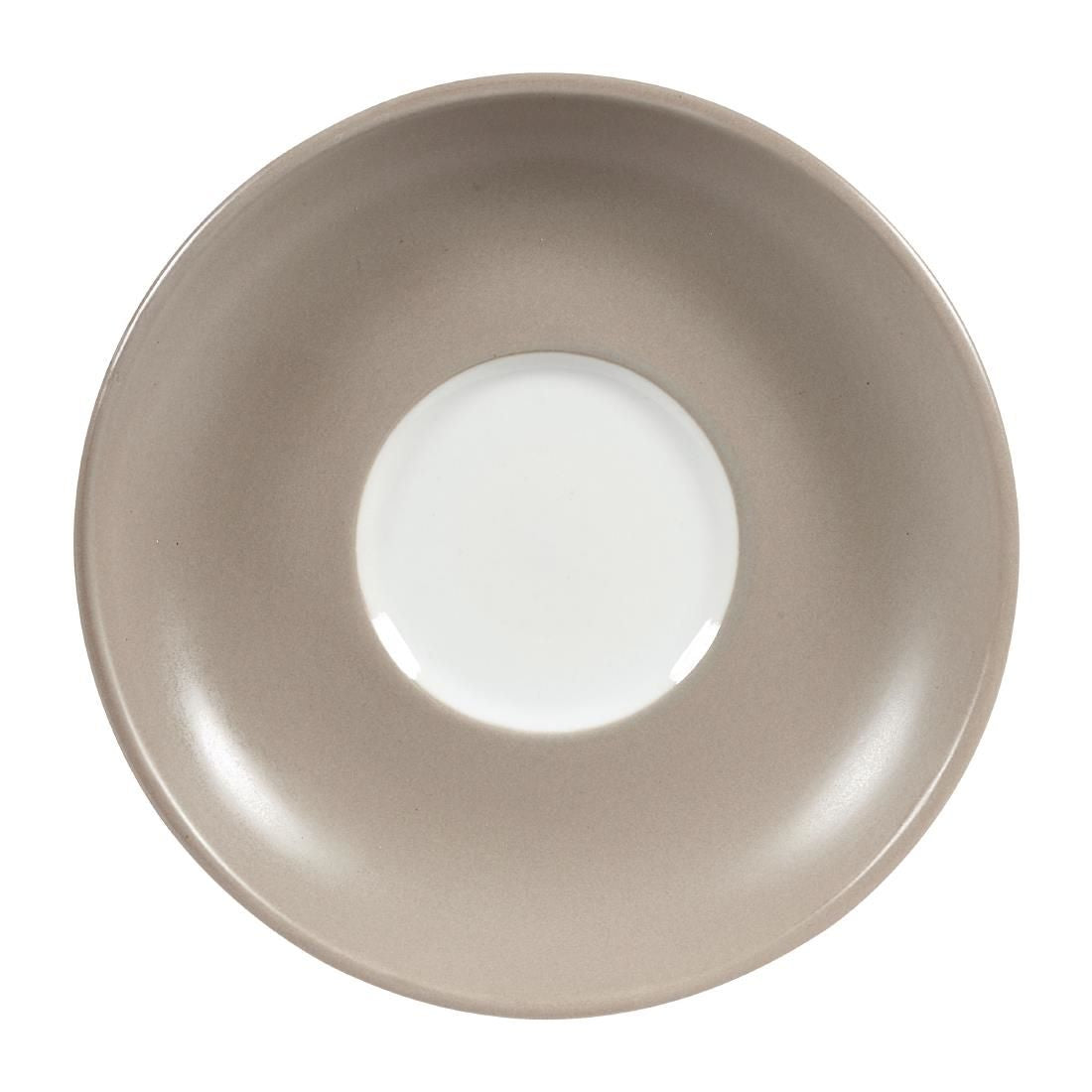 Churchill Menu Shades Smoke Saucers 155mm (Pack of 6) JD Catering Equipment Solutions Ltd