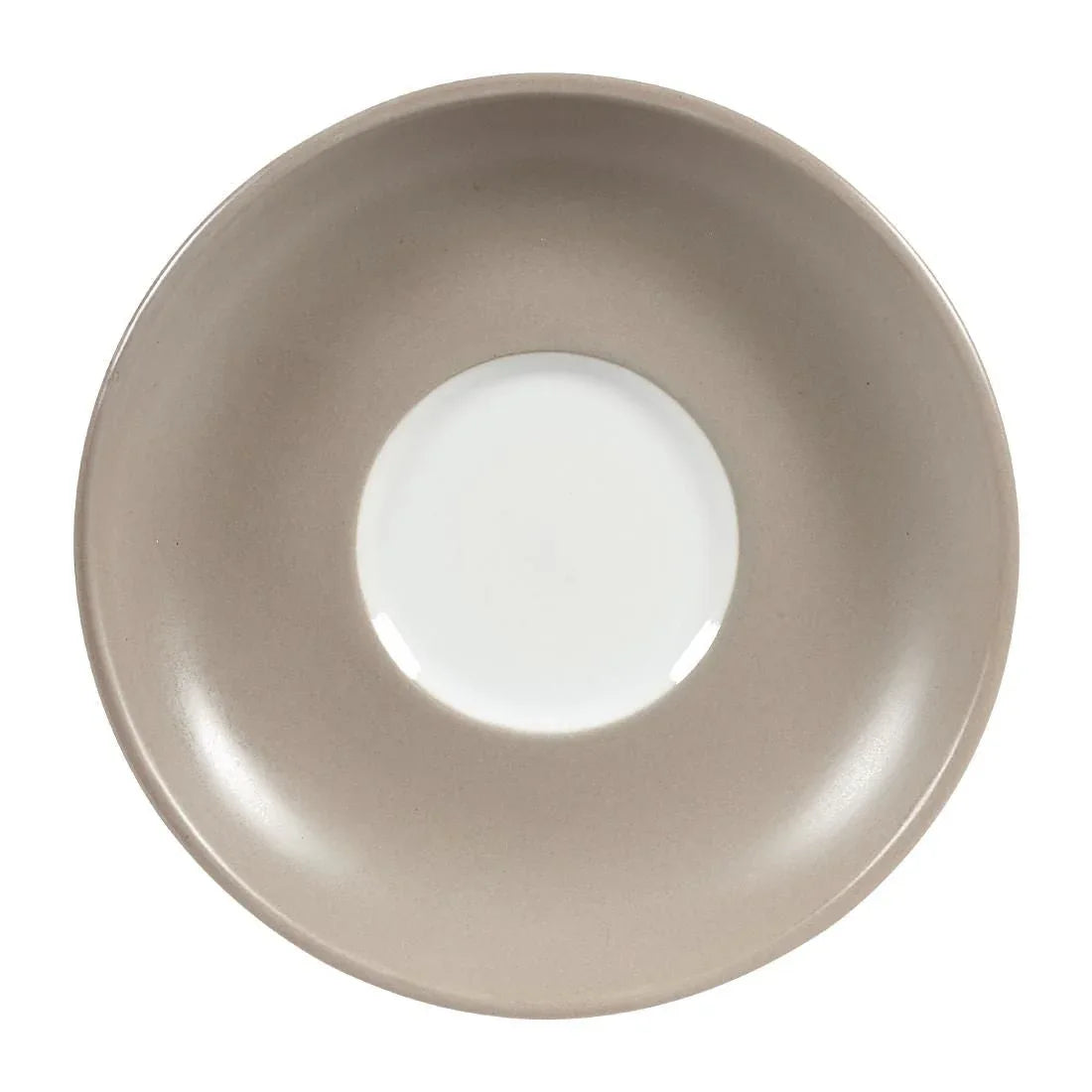 DY948 Churchill Menu Shades Smoke Saucers 155mm (Pack of 6) - JD Catering Equipment Solutions Ltd
