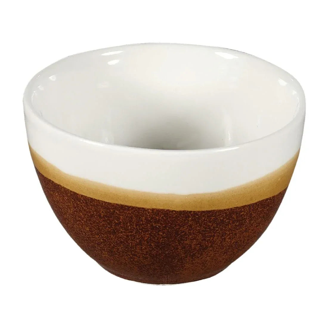 DY162 Churchill Monochrome Profile Open Sugar Bowls Cinnamon Brown 230ml (Pack of 12) - JD Catering Equipment Solutions Ltd