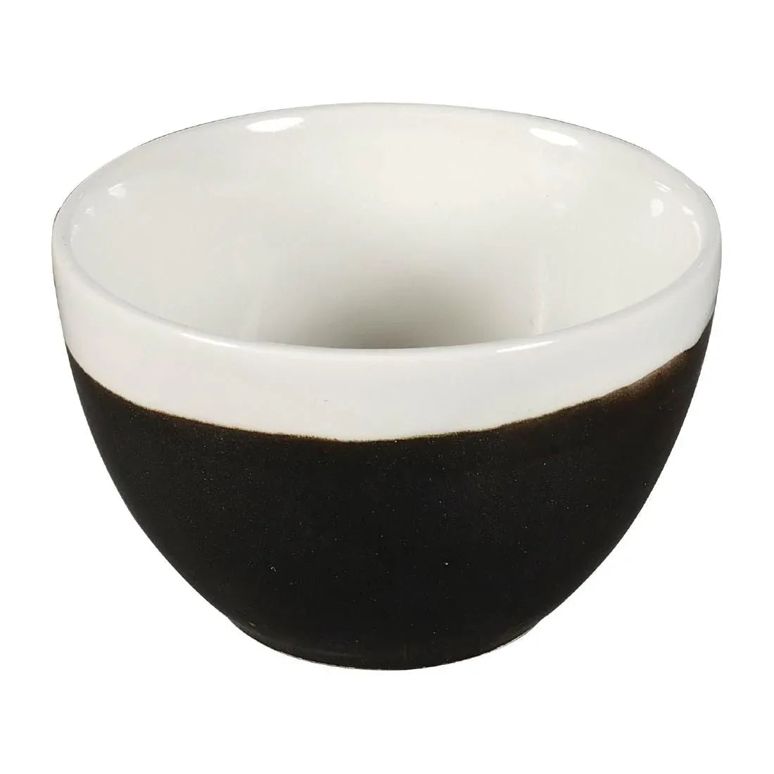 DY172 Churchill Monochrome Profile Open Sugar Bowls Onyx Black 230ml (Pack of 12) - JD Catering Equipment Solutions Ltd