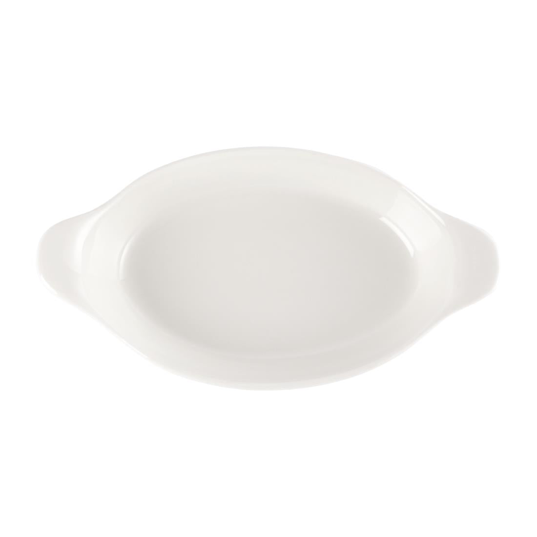 Churchill Oval Eared Dishes 228mm (Pack of 6) JD Catering Equipment Solutions Ltd