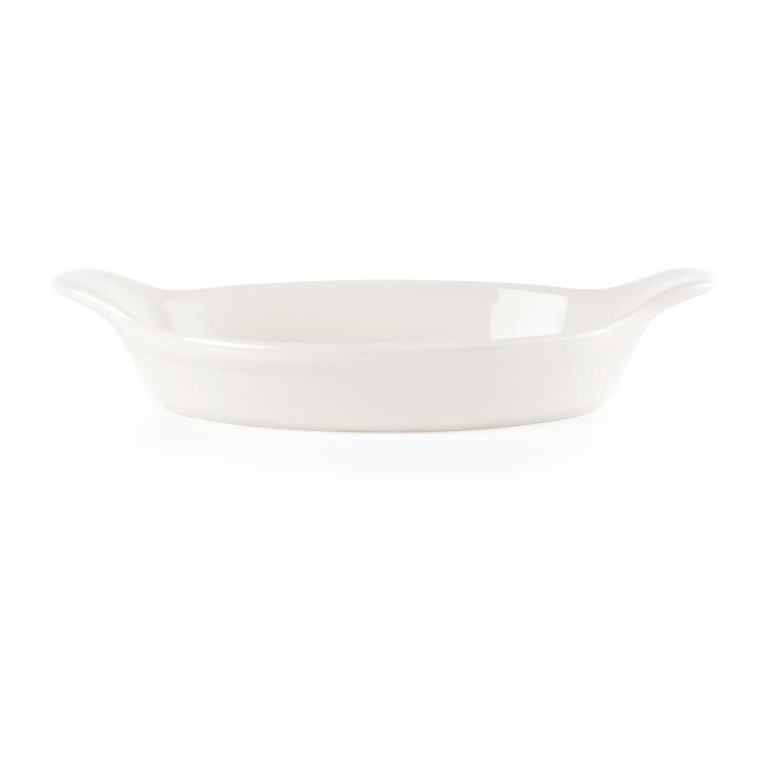Churchill Oval Eared Dishes 228mm (Pack of 6) JD Catering Equipment Solutions Ltd