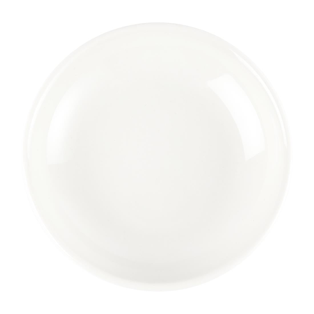 Churchill Plain Whiteware Butter Dish (Pack of 24) JD Catering Equipment Solutions Ltd