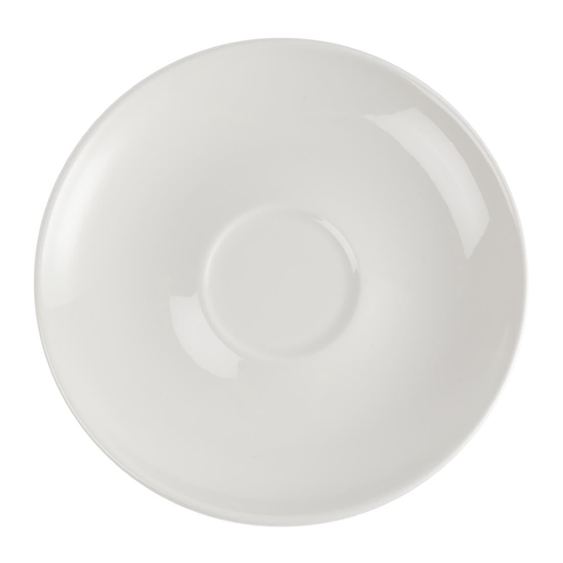 Churchill Plain Whiteware Large Saucers 165mm (Pack of 24) JD Catering Equipment Solutions Ltd