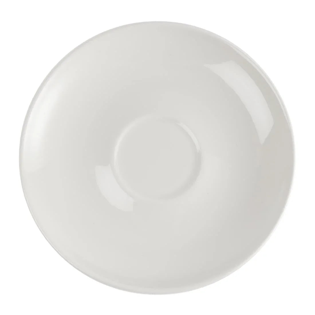 W888 Churchill Plain Whiteware Large Saucers 165mm (Pack of 24) - JD Catering Equipment Solutions Ltd