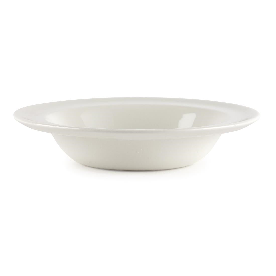 Churchill Plain Whiteware Pasta Plates 280mm (Pack of 12) JD Catering Equipment Solutions Ltd
