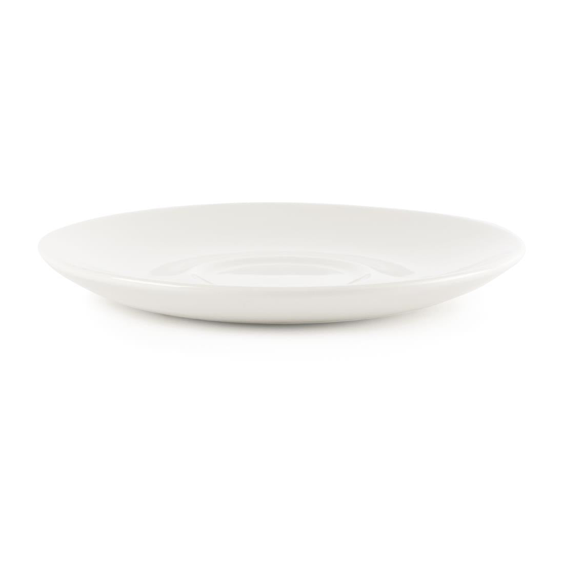 Churchill Plain Whiteware Saucers 160mm (Pack of 24) JD Catering Equipment Solutions Ltd