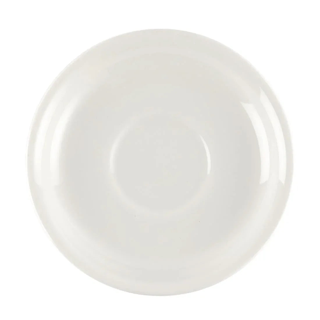 W887 Churchill Plain Whiteware Small Saucers 140mm (Pack of 24) - JD Catering Equipment Solutions Ltd