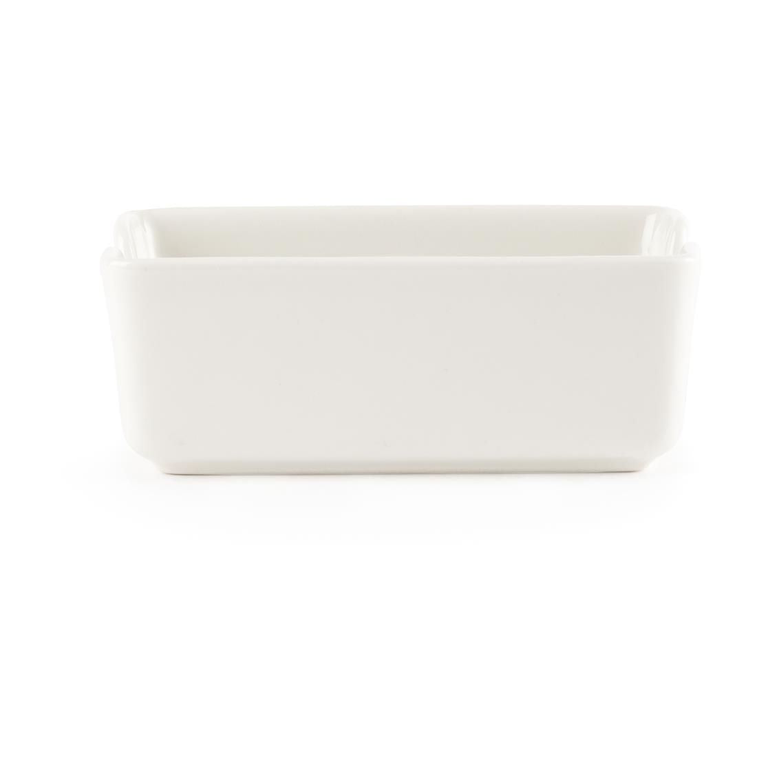 Churchill Plain Whiteware Sugar Sachet Holders (Pack of 6) JD Catering Equipment Solutions Ltd
