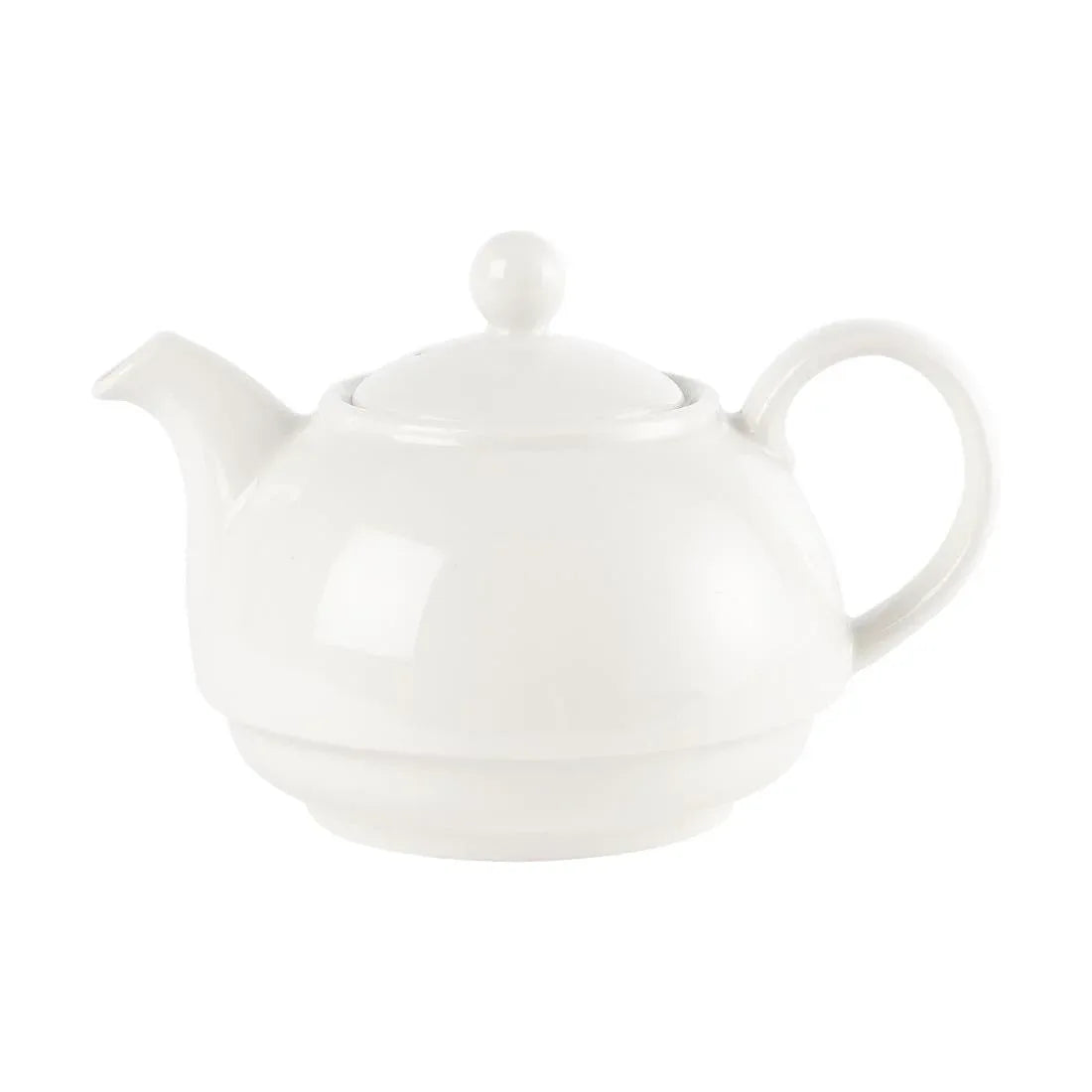 W905 Churchill Plain Whiteware Teapots 370ml (Pack of 4) - JD Catering Equipment Solutions Ltd