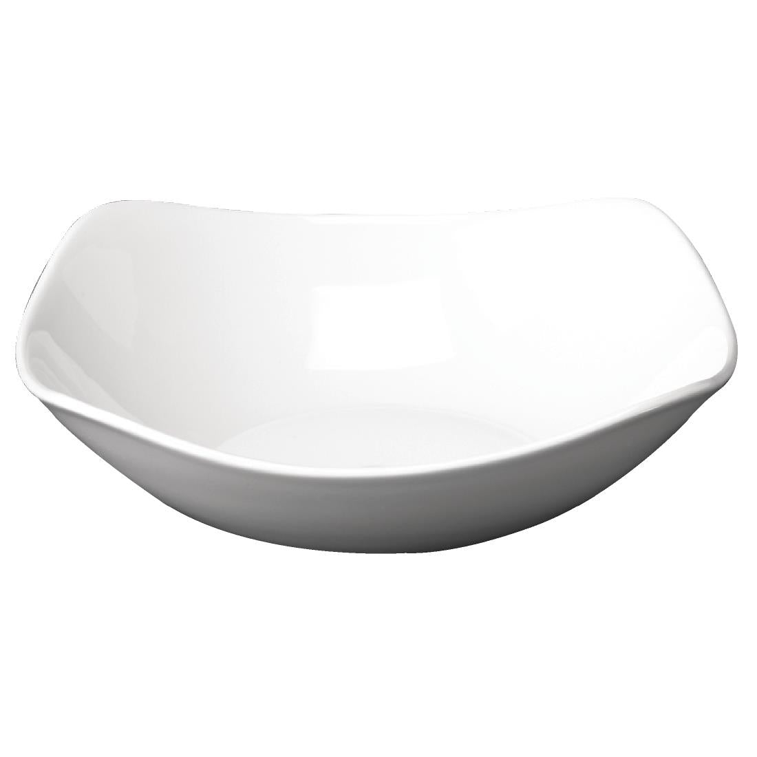 Churchill Plain Whiteware X Squared Bowls 235mm (Pack of 12) JD Catering Equipment Solutions Ltd