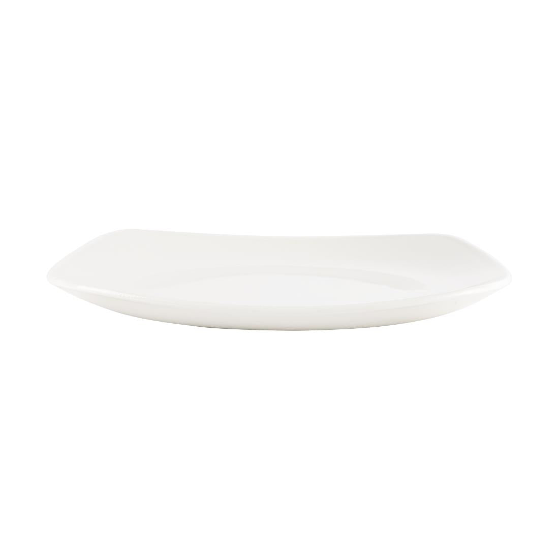 Churchill Plain Whiteware X Squared Plates 252mm (Pack of 12) JD Catering Equipment Solutions Ltd