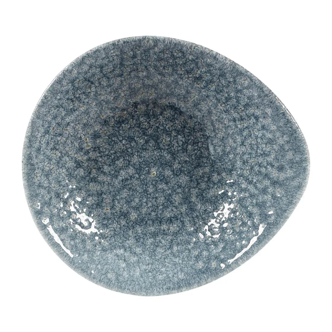 DY941 Churchill Raku Round Dish Topaz Blue 185mm (Pack of 12) - JD Catering Equipment Solutions Ltd