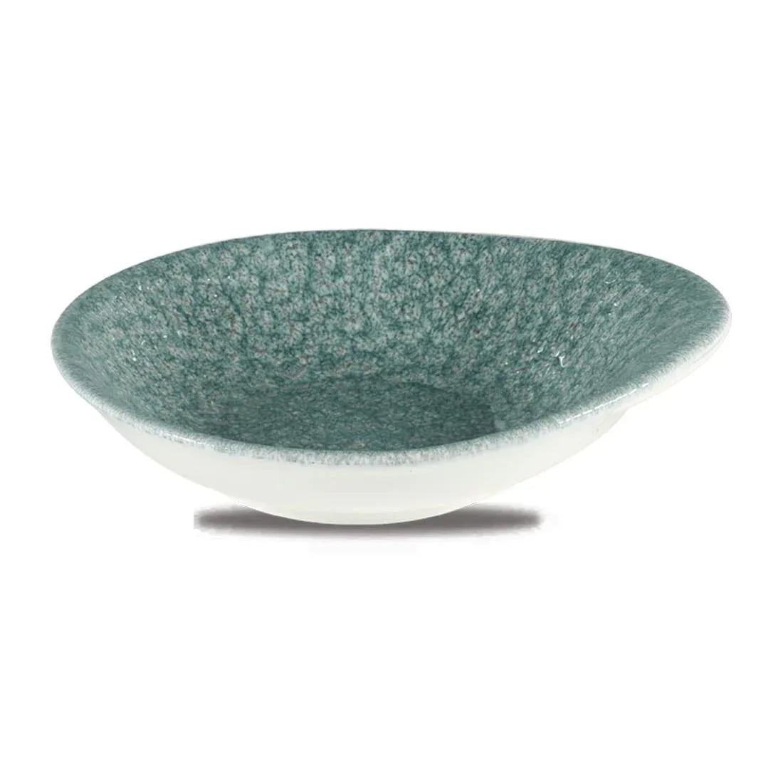 DY941 Churchill Raku Round Dish Topaz Blue 185mm (Pack of 12) - JD Catering Equipment Solutions Ltd