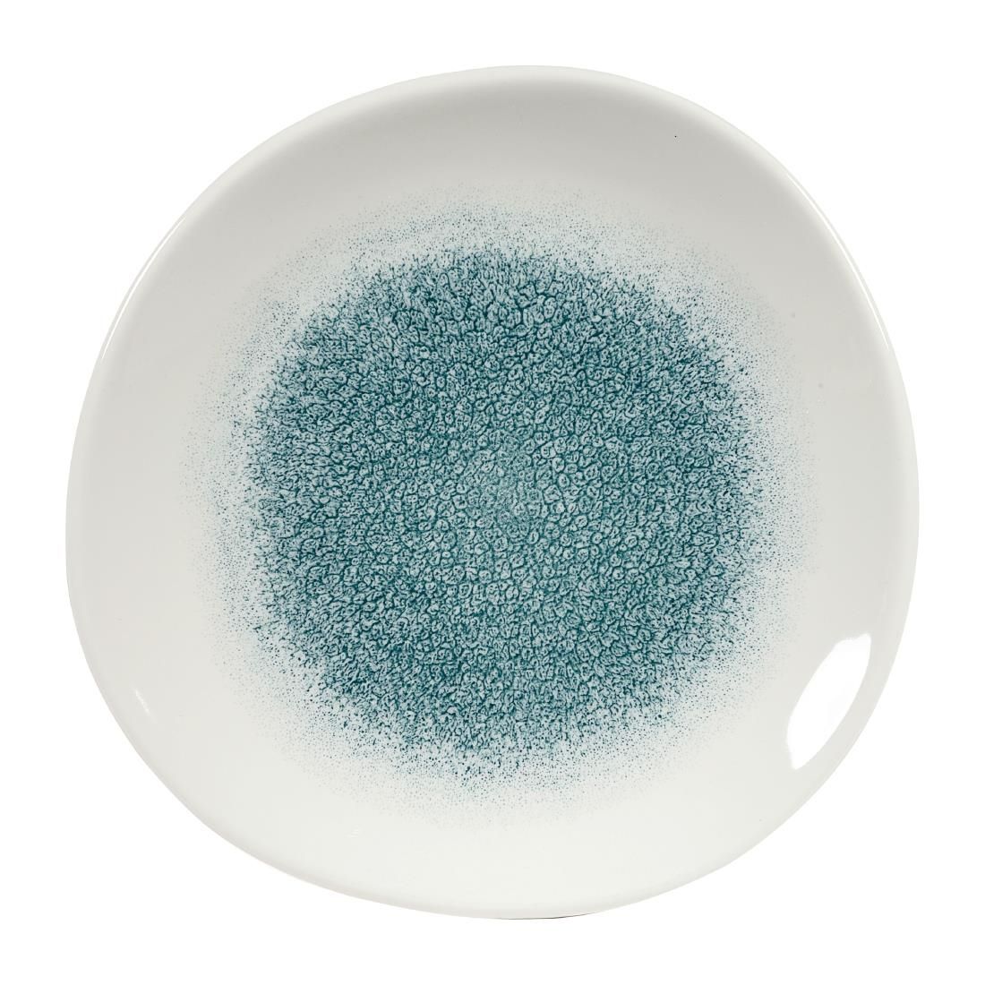 Churchill Raku Round Trace Plate Jade Green 210mm (Pack of 12) JD Catering Equipment Solutions Ltd