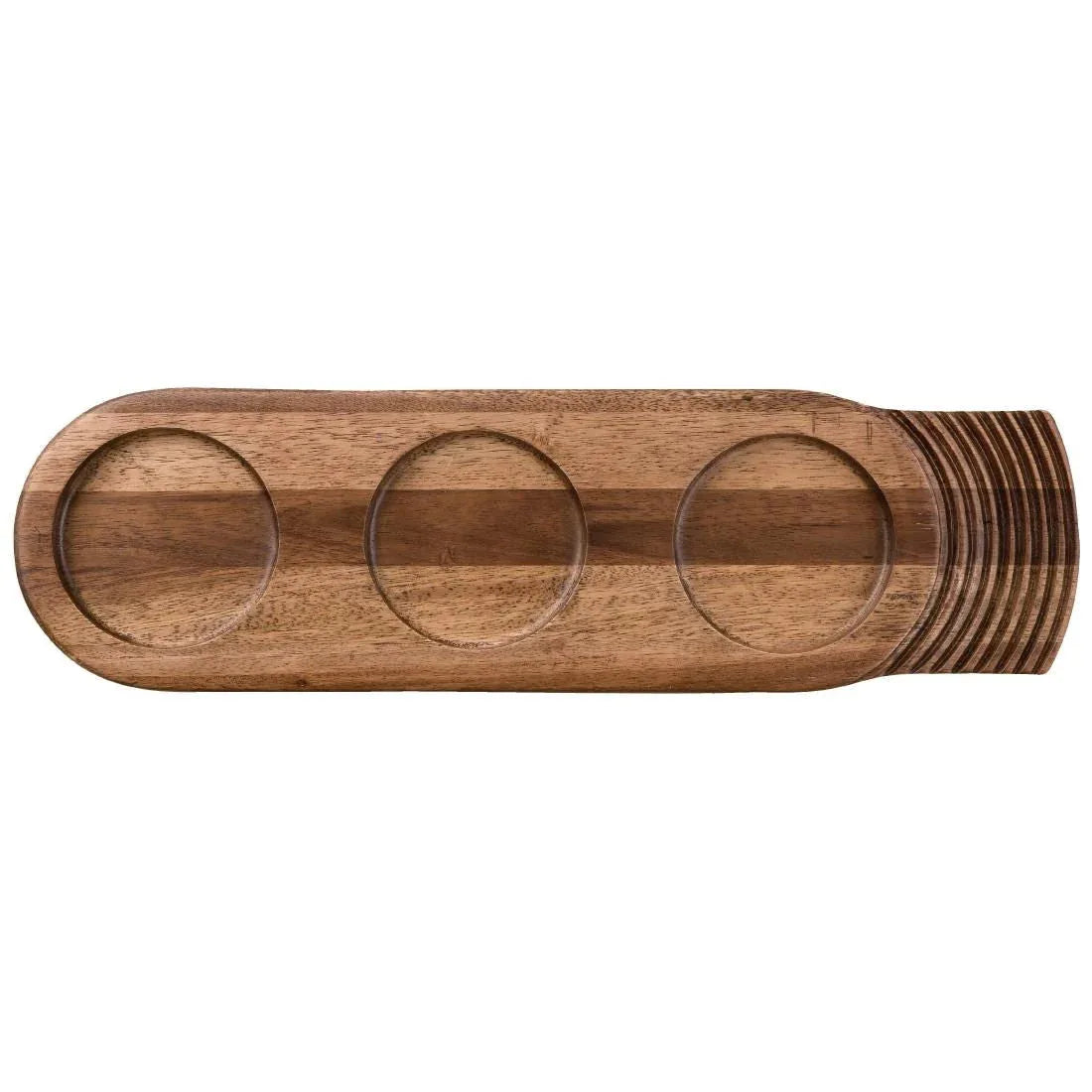 CD143 Churchill Single Handled Large Wooden Boards 480mm (Pack of 4) - JD Catering Equipment Solutions Ltd
