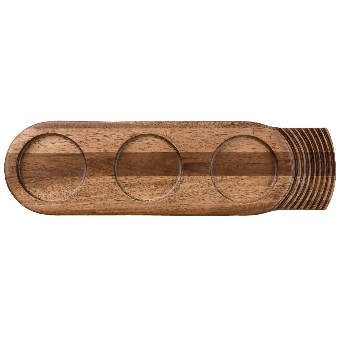 CD143 Churchill Single Handled Large Wooden Boards 480mm (Pack of 4) - JD Catering Equipment Solutions Ltd