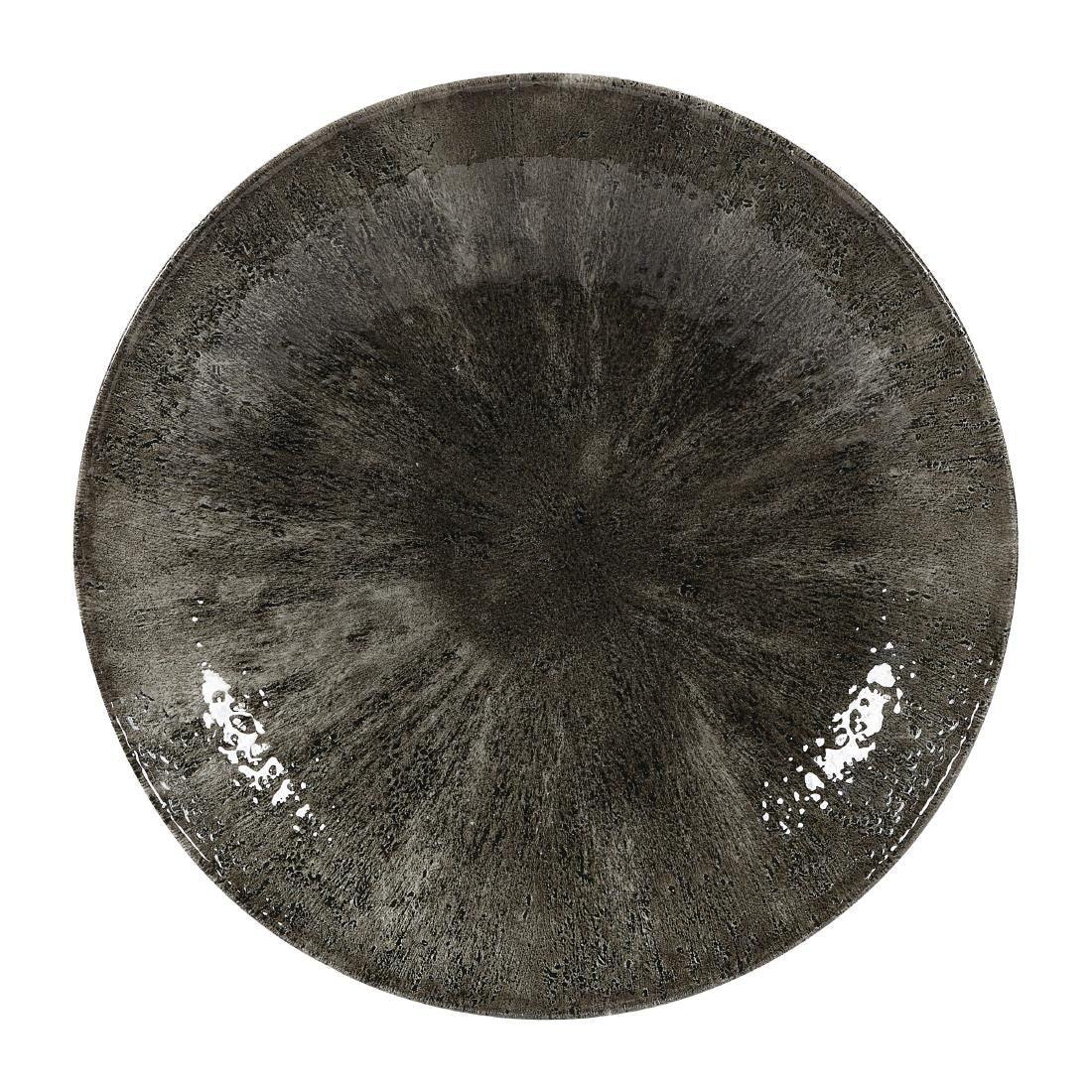 DY897 Churchill Stone Quartz Black Evolve Coupe Bowls 248mm (Pack of 12) - JD Catering Equipment Solutions Ltd