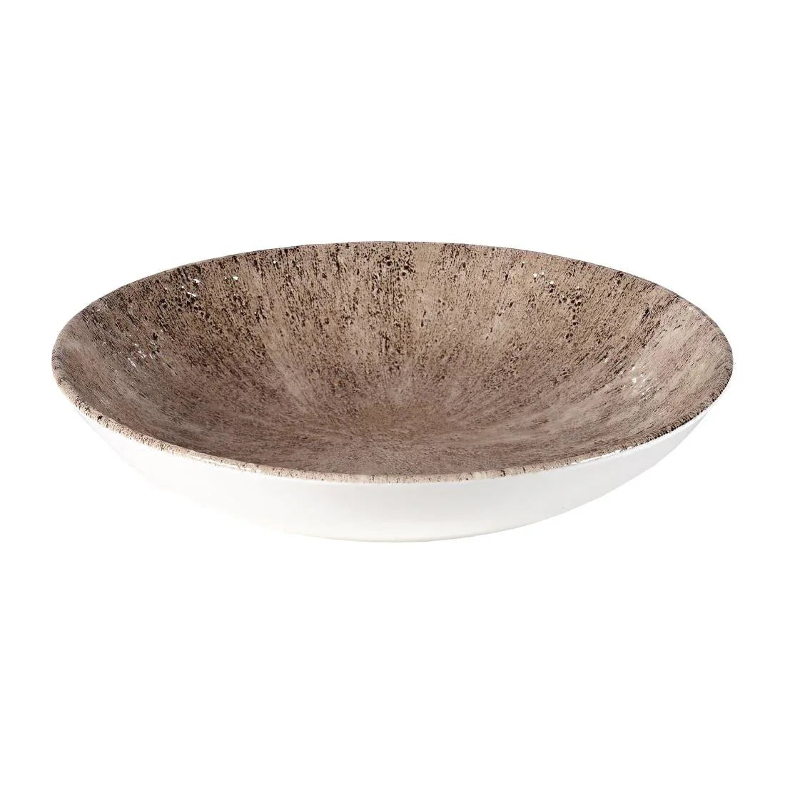 DY914 Churchill Stone Zircon Brown Evolve Coupe Bowls 182mm (Pack of 12) - JD Catering Equipment Solutions Ltd