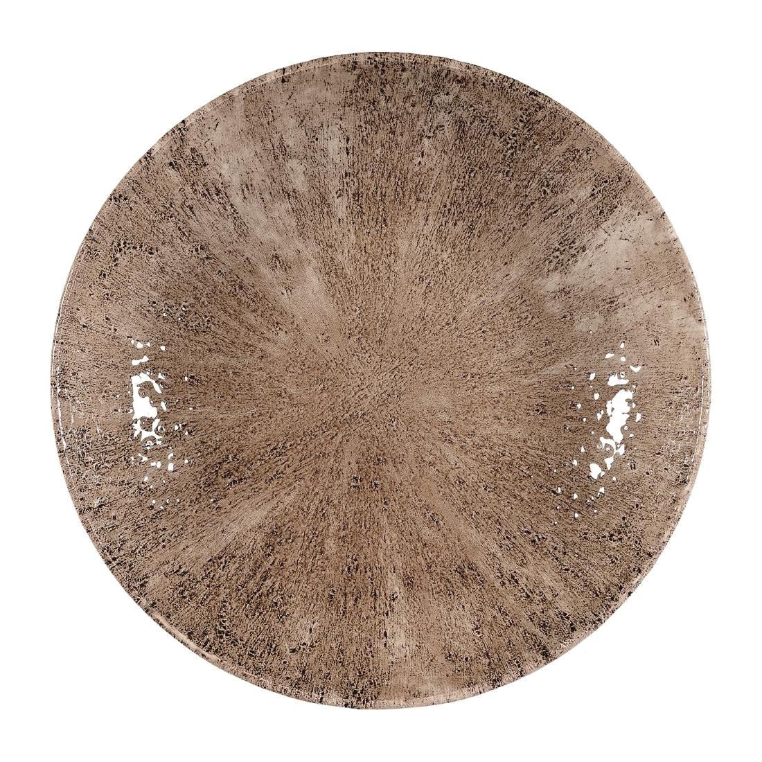 Churchill Stone Zircon Brown Evolve Coupe Plates 217mm (Pack of 12) JD Catering Equipment Solutions Ltd