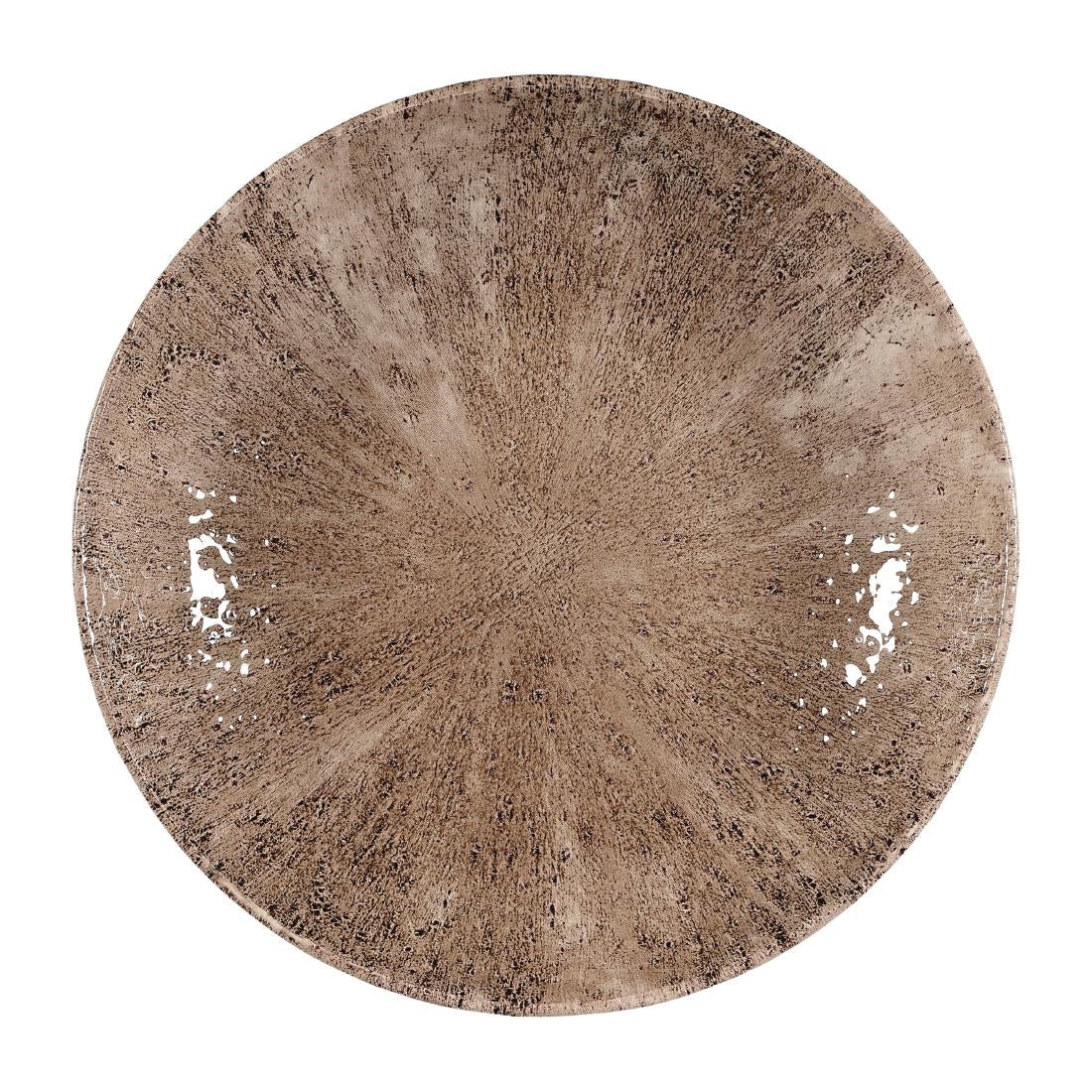 Churchill Stone Zircon Brown Evolve Coupe Plates 217mm (Pack of 12) JD Catering Equipment Solutions Ltd