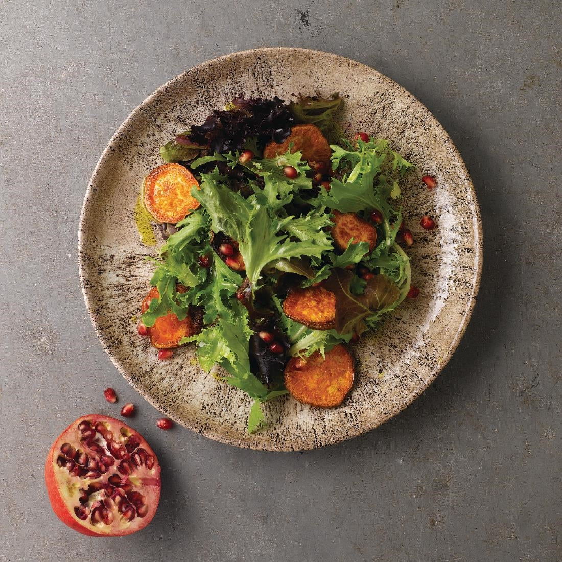 Churchill Stone Zircon Brown Evolve Coupe Plates 260mm (Pack of 12) JD Catering Equipment Solutions Ltd