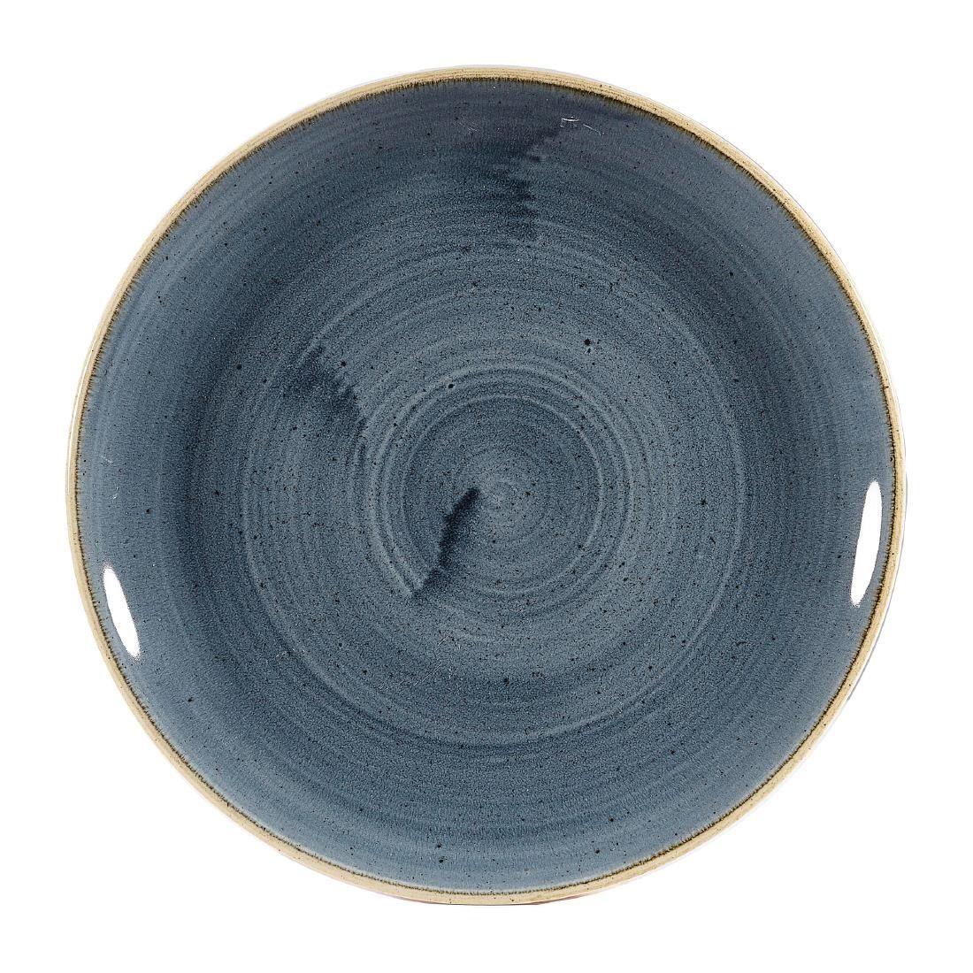 DW352 Churchill Stonecast Coupe Plates Blueberry 217mm (Pack of 12) - JD Catering Equipment Solutions Ltd