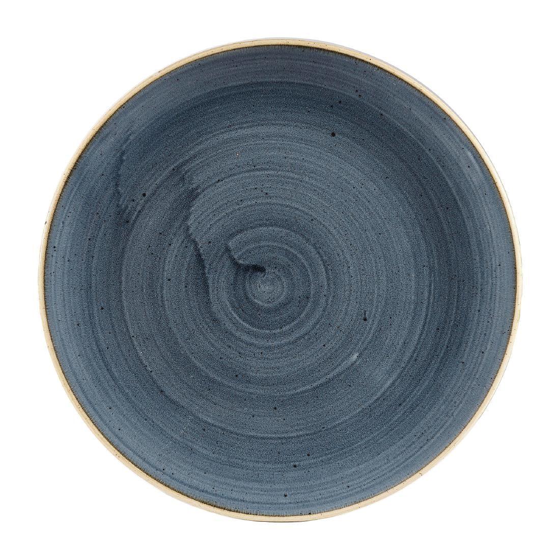 DW351 Churchill Stonecast Coupe Plates Blueberry 260mm (Pack of 12) - JD Catering Equipment Solutions Ltd