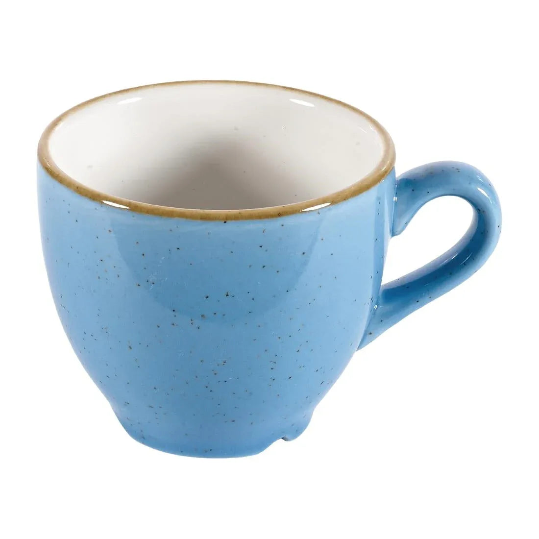 DY882 Churchill Stonecast Espresso Cups Cornflower Blue 100ml 3.5oz (Pack of 12) - JD Catering Equipment Solutions Ltd