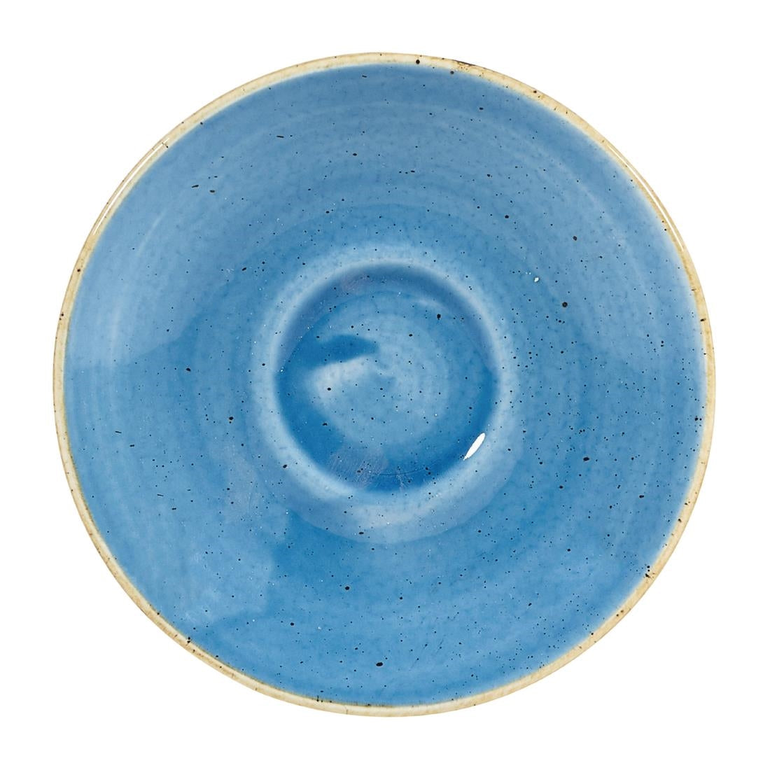 Churchill Stonecast Espresso Saucers Cornflower Blue 118mm (Pack of 12) JD Catering Equipment Solutions Ltd