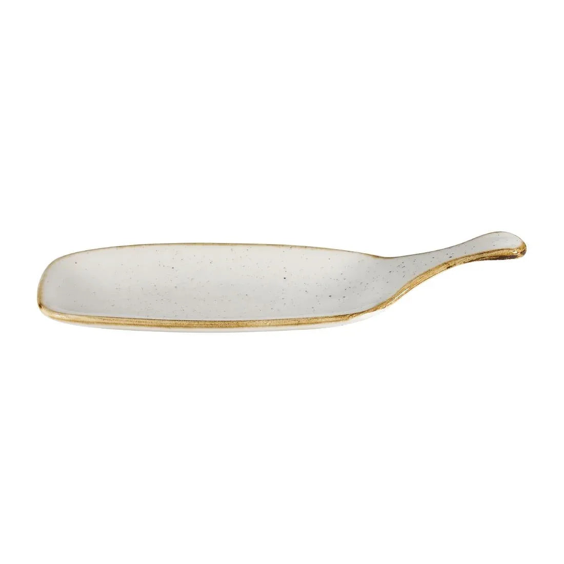 DY879 Churchill Stonecast Handled Paddles Barley White 284mm (Pack of 6) - JD Catering Equipment Solutions Ltd