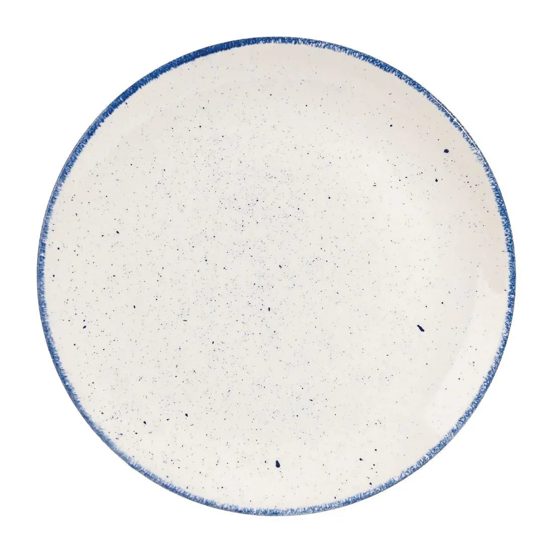 DS575 Churchill Stonecast Hints Coupe Plates Indigo Blue 260mm (Pack of 12) - JD Catering Equipment Solutions Ltd