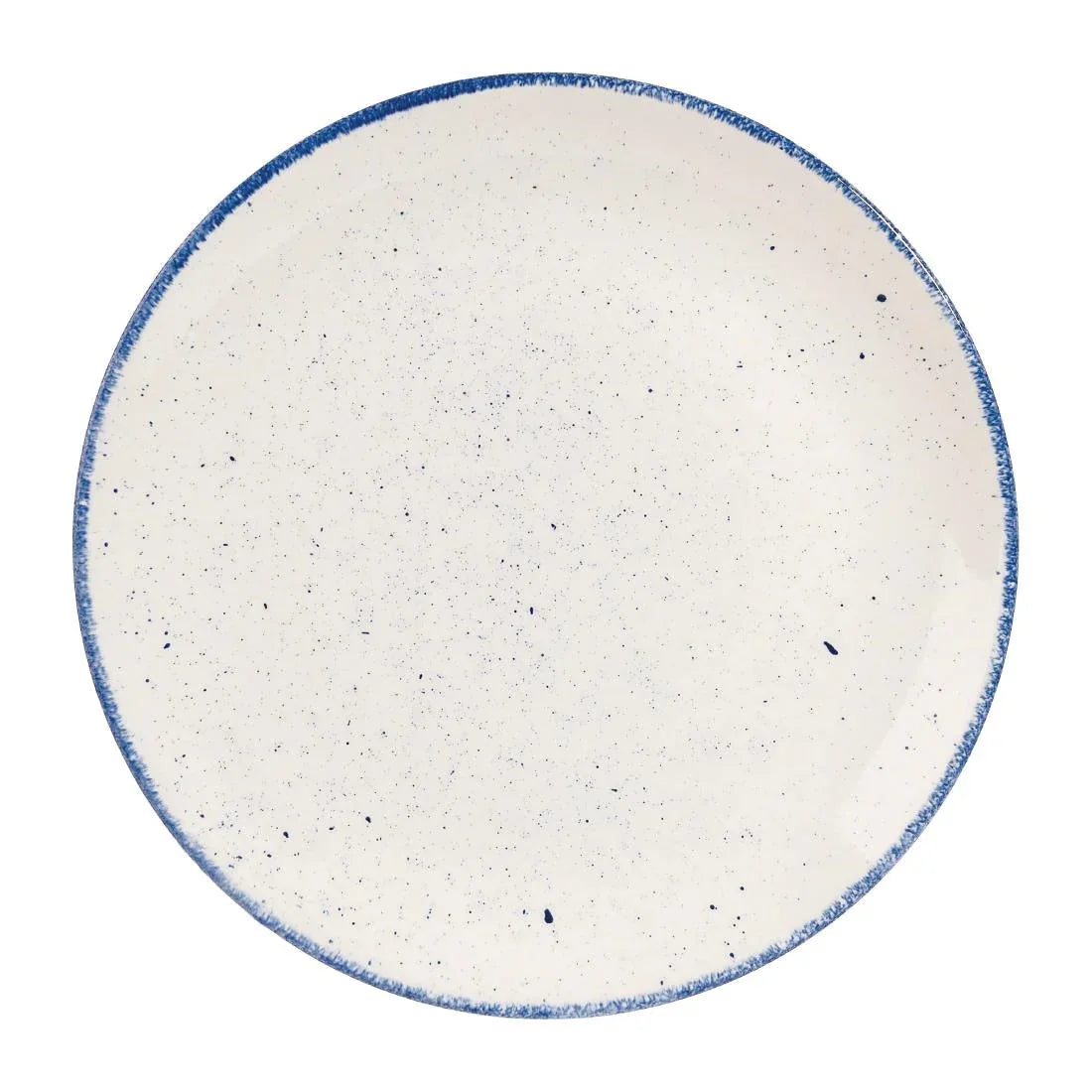 DS575 Churchill Stonecast Hints Coupe Plates Indigo Blue 260mm (Pack of 12) - JD Catering Equipment Solutions Ltd