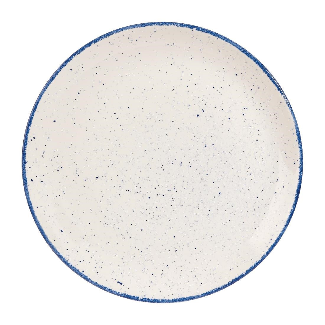 Churchill Stonecast Hints Coupe Plates Indigo Blue 288mm (Pack of 12) JD Catering Equipment Solutions Ltd
