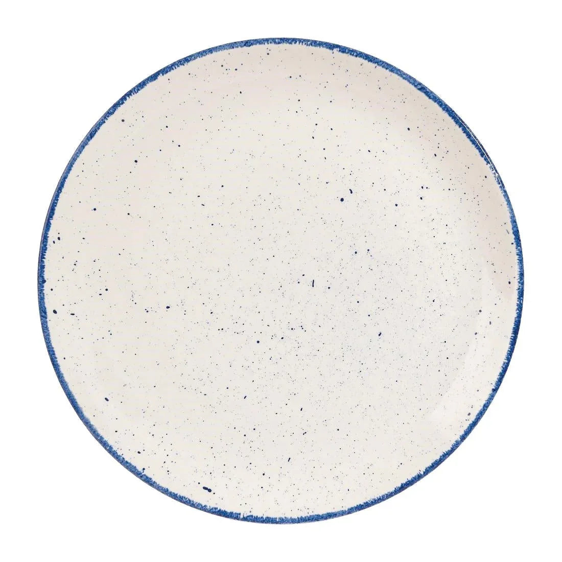 DS574 Churchill Stonecast Hints Coupe Plates Indigo Blue 288mm (Pack of 12) - JD Catering Equipment Solutions Ltd