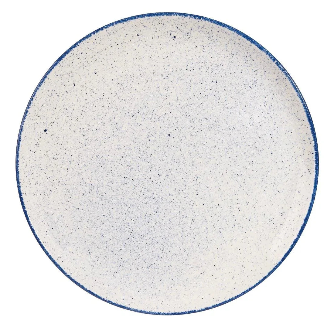 DS573 Churchill Stonecast Hints Coupe Plates Indigo Blue 324mm (Pack of 6) - JD Catering Equipment Solutions Ltd