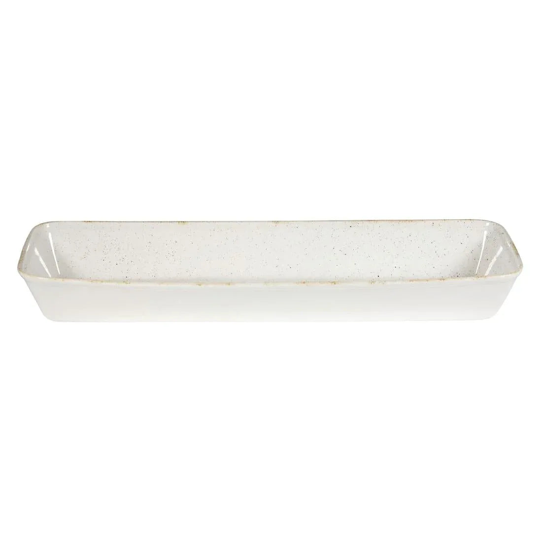 DY203 Churchill Stonecast Hints Rectangular Baking Dishes Barley White 160 x 530mm - JD Catering Equipment Solutions Ltd