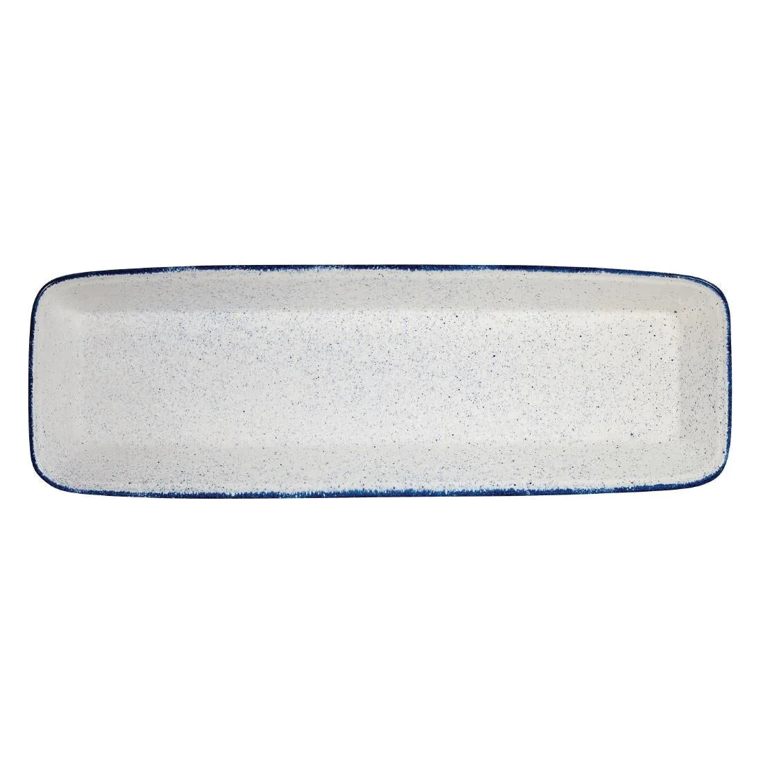 DY209 Churchill Stonecast Hints Rectangular Baking Dishes Indigo Blue 160 x 530mm - JD Catering Equipment Solutions Ltd