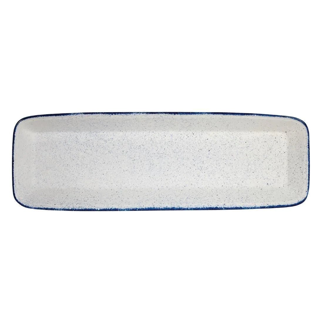DY209 Churchill Stonecast Hints Rectangular Baking Dishes Indigo Blue 160 x 530mm - JD Catering Equipment Solutions Ltd