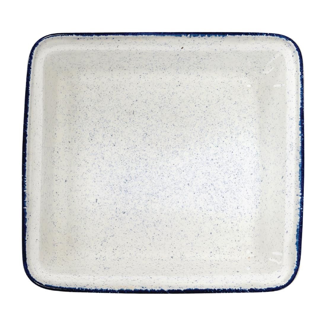 Churchill Stonecast Hints Small Casserole Dishes Indigo Blue 194mm (Pack of 4) JD Catering Equipment Solutions Ltd