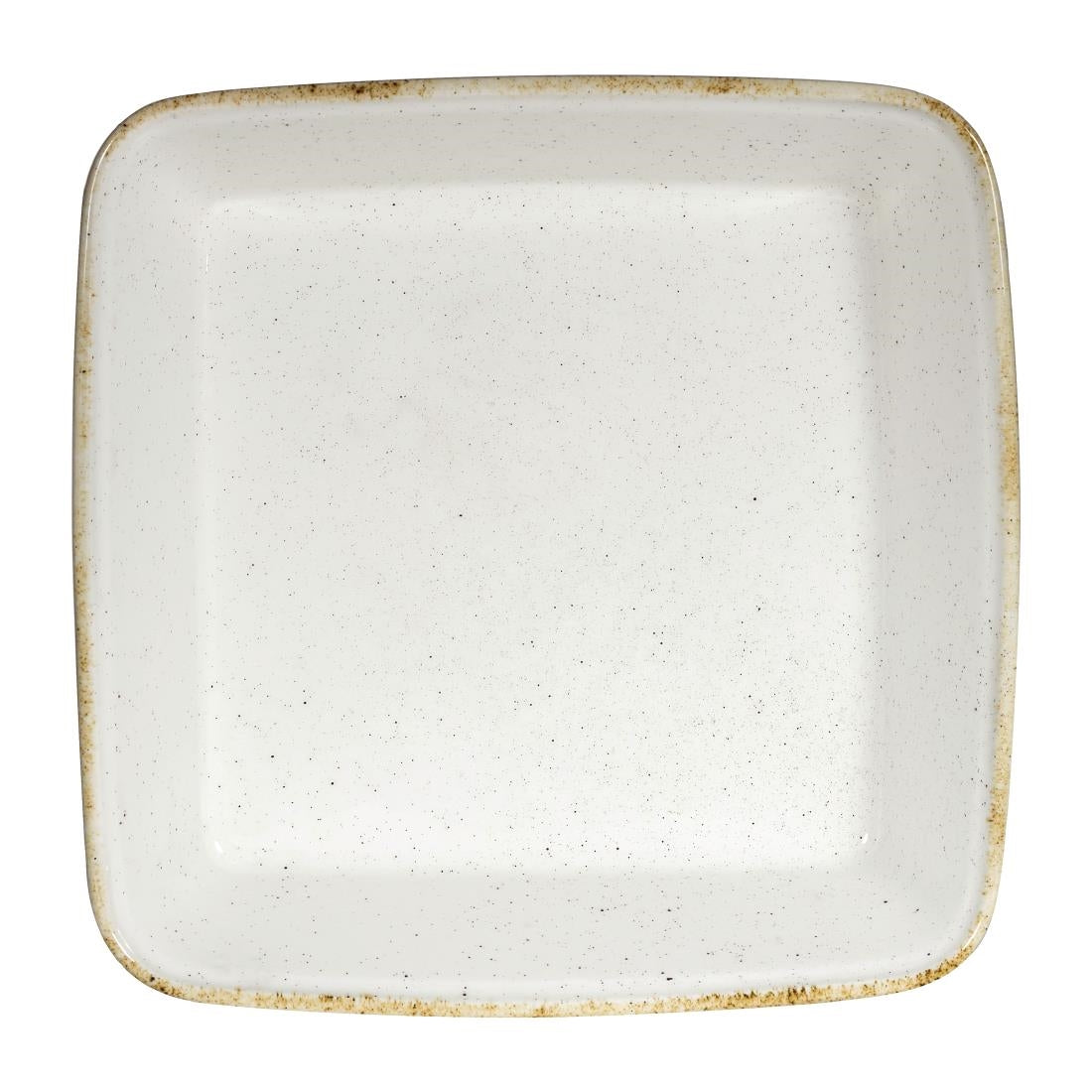 Churchill Stonecast Hints Square Baking Dishes Barley White 250mm (Pack of 6) JD Catering Equipment Solutions Ltd
