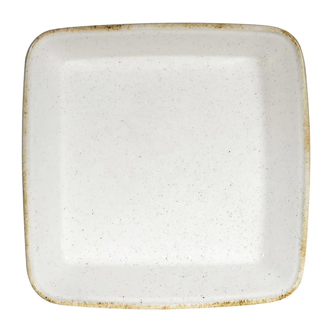 DY200 Churchill Stonecast Hints Square Baking Dishes Barley White 250mm (Pack of 6) - JD Catering Equipment Solutions Ltd