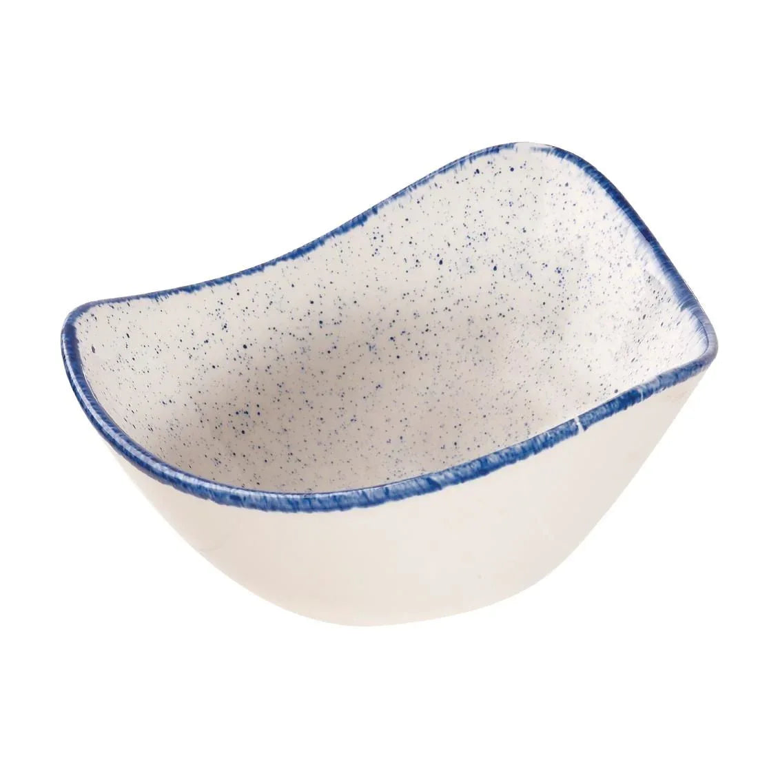 DS584 Churchill Stonecast Hints Triangle Bowls Indigo Blue 150mm (Pack of 12) - JD Catering Equipment Solutions Ltd