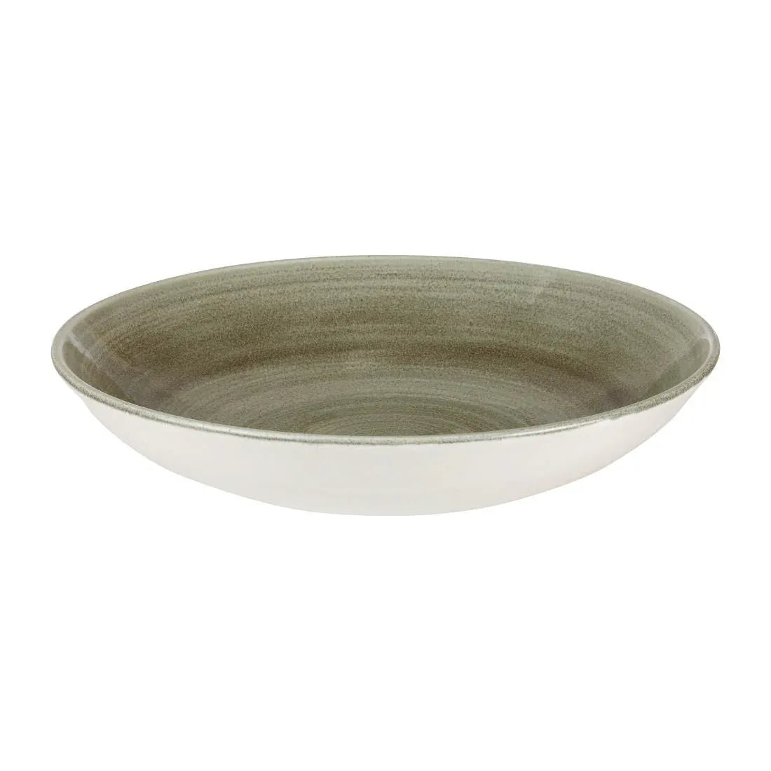 HC810 Churchill Stonecast Patina Antique Round Coupe Bowls Green 248mm (Pack of 12) - JD Catering Equipment Solutions Ltd