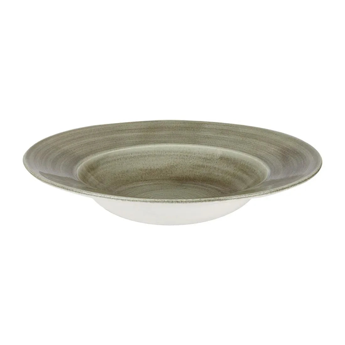 HC819 Churchill Stonecast Patina Antique Wide Rim Bowls Green 280mm (Pack of 12) - JD Catering Equipment Solutions Ltd