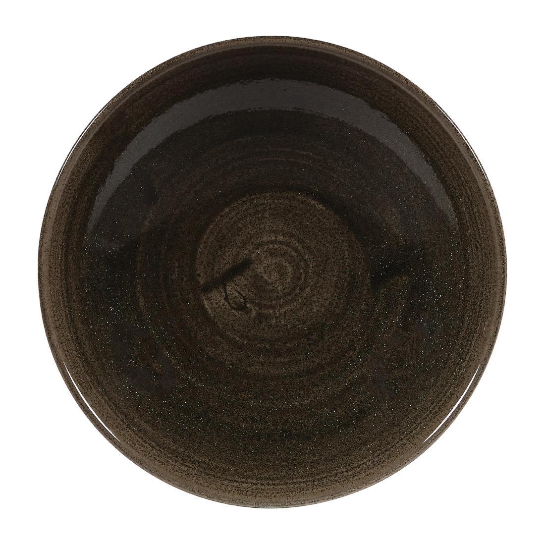 DY901 Churchill Stonecast Patina Evolve Coupe Bowls Iron Black 182mm (Pack of 12) - JD Catering Equipment Solutions Ltd