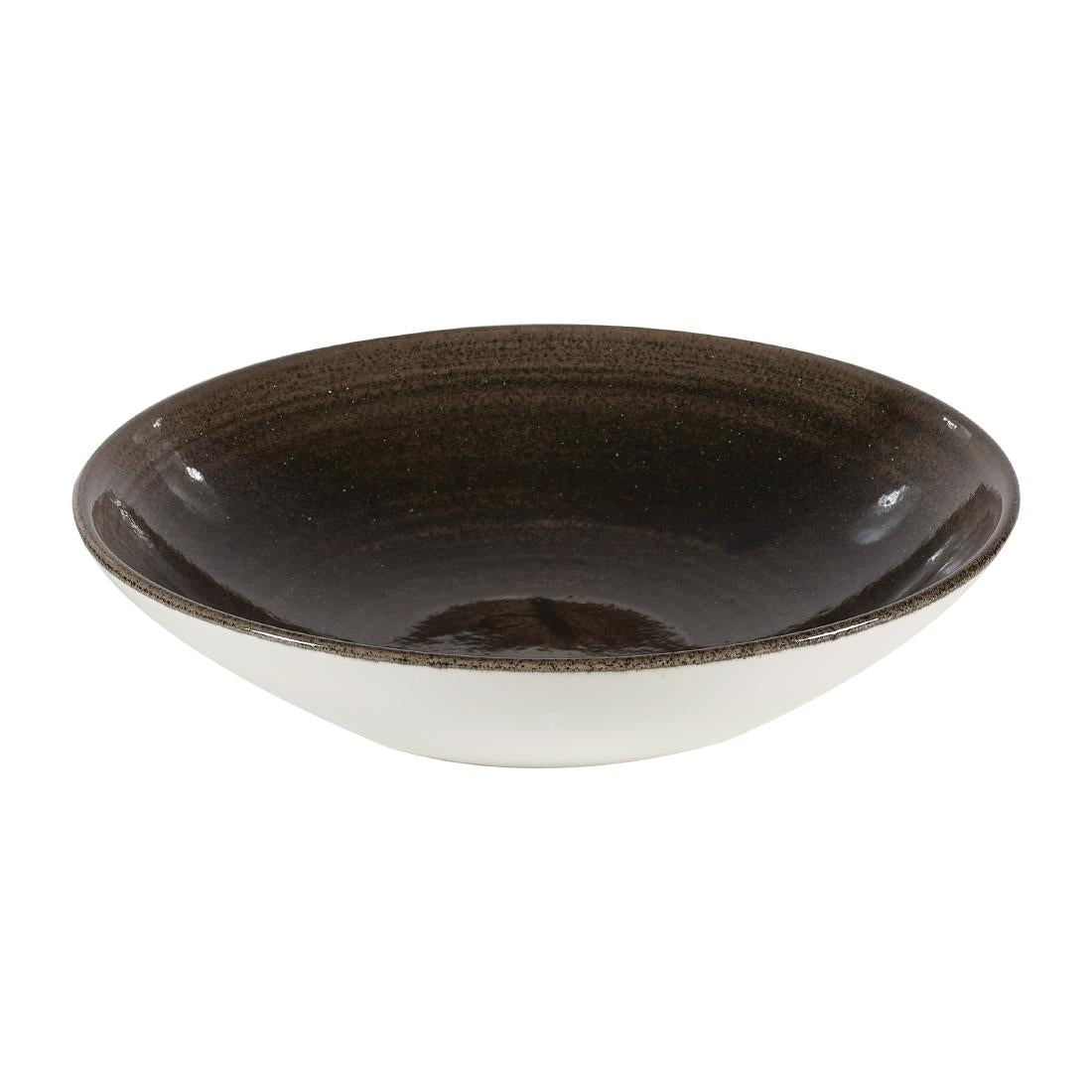 Churchill Stonecast Patina Evolve Coupe Bowls Iron Black 182mm (Pack of 12) JD Catering Equipment Solutions Ltd