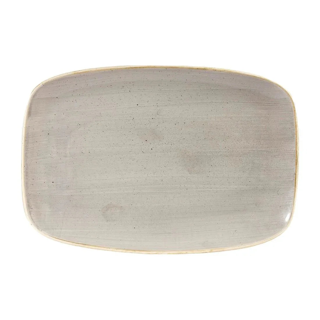 DW329 Churchill Stonecast Rectangular Plates Peppercorn Grey 245 x 355mm - JD Catering Equipment Solutions Ltd